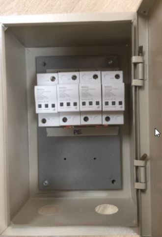 Tủ cắt sét 3pha+NPE -165KA/Pha